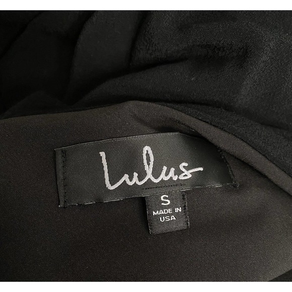 Lulus Women’s Grove On Shift Dress Size Small Black - Picture 12 of 12